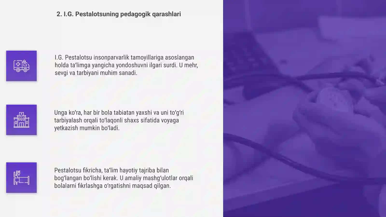I.G.Pestalotsu, Jon Lokk va Jan Jak Russoning ilmiy merosida pedagogik qarashlar tahlili 4
