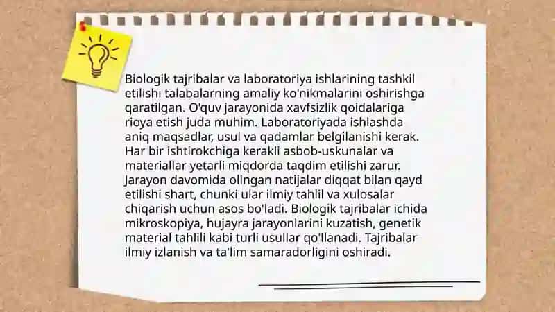 Biologiya fanlarini oʻqitish metodikasining dolzarb muammolari, zamonaviy yondashuvlari 4