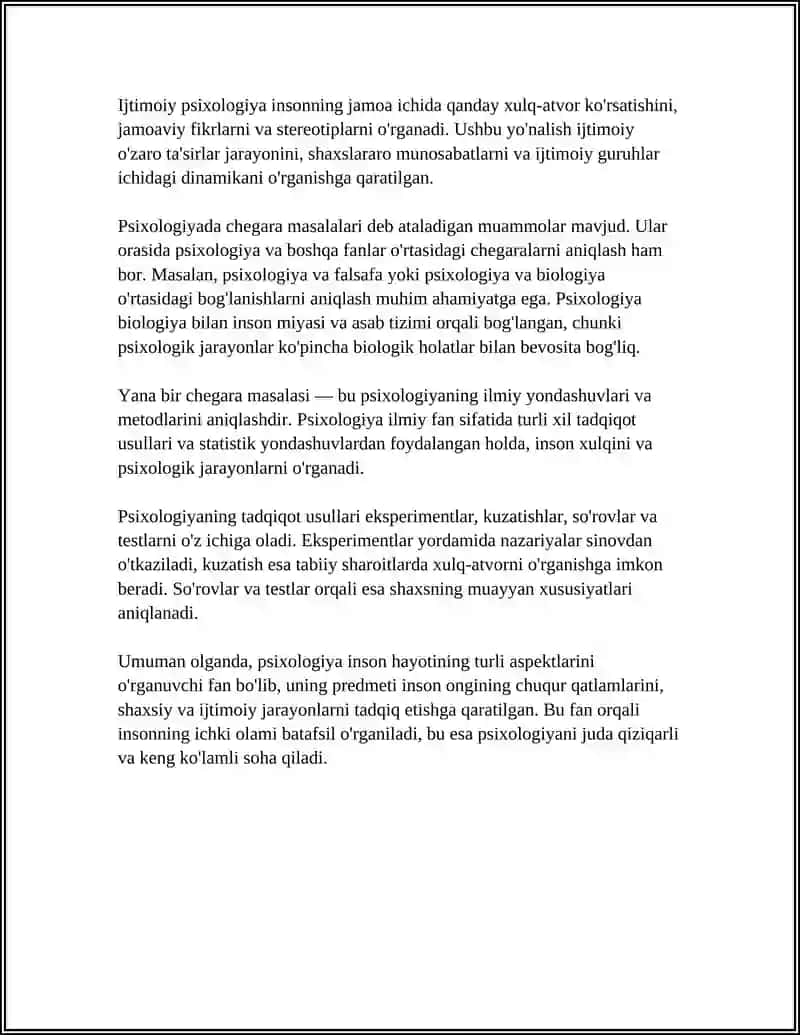 PSIXALOGIYA FANINING PREDMETI MAQSADI VA VAZIFALARI 4