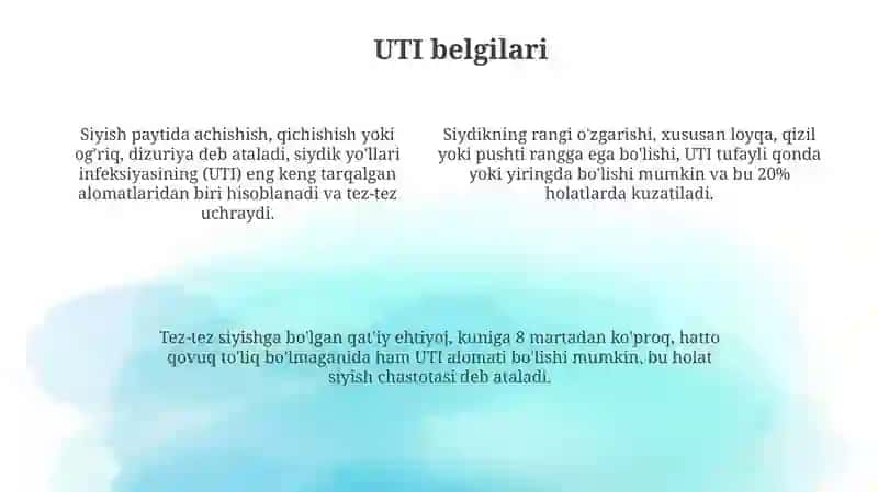 Siydik yo'llari infeksiyalari 4