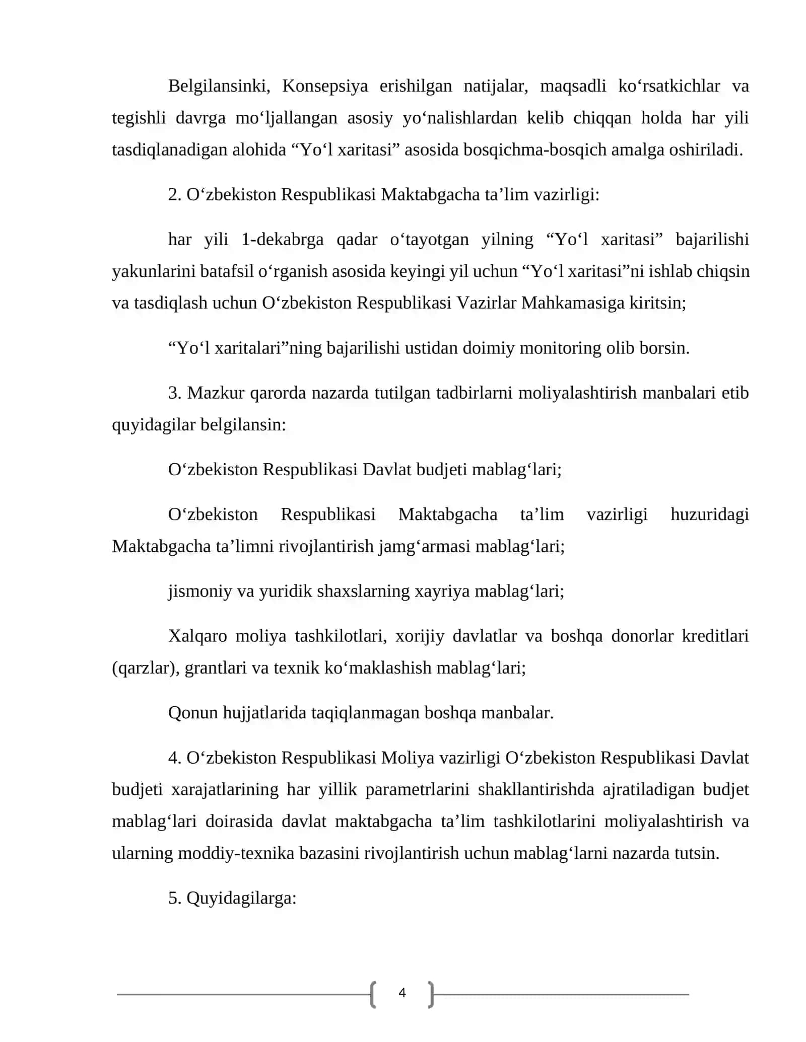 O’zbekiston Respublikasi maktabgacha ta’lim konsepsiyasining mazmuni 4