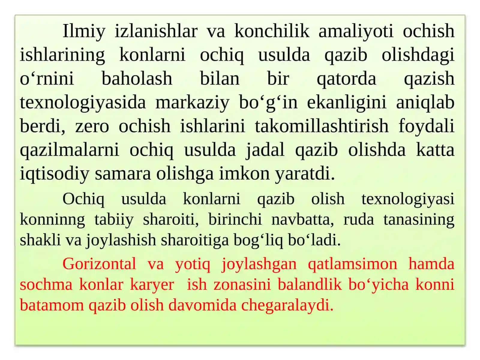 Konlarning turli-tuman kon-geologik sharoitlari 4