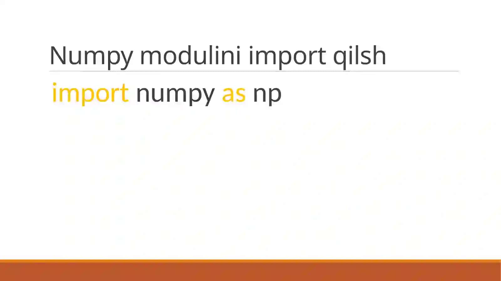 NumPy 4