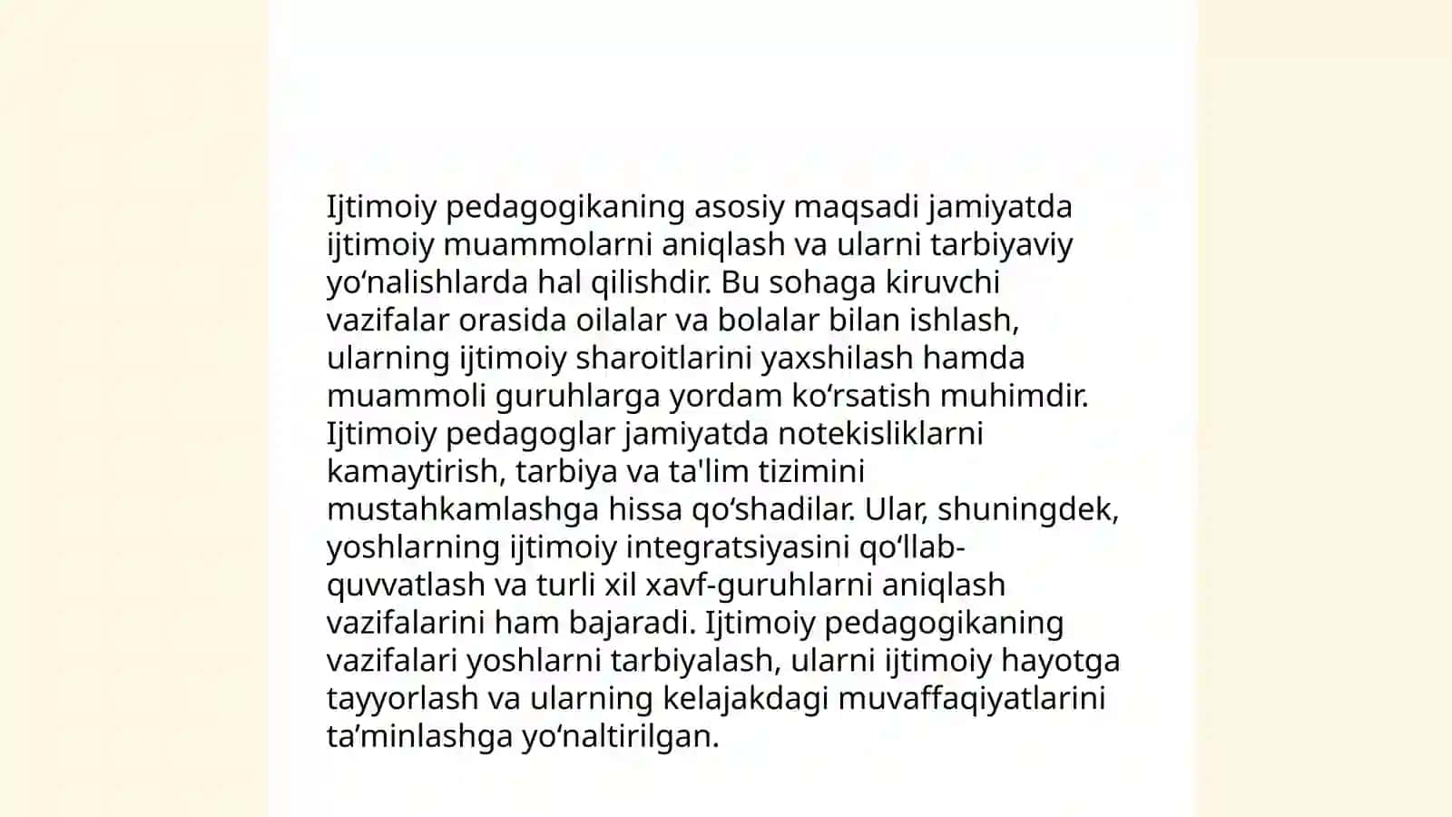 Ijtimoiy pedagogning kasbiy faoliyati 4