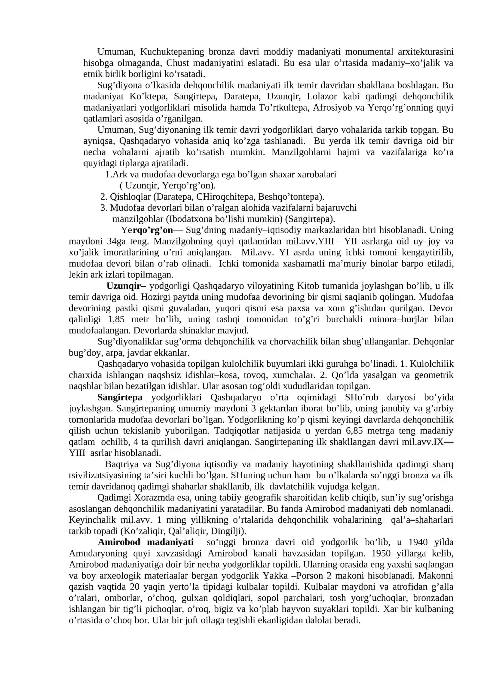 Co’nggi bronza va ilk temir davri 4