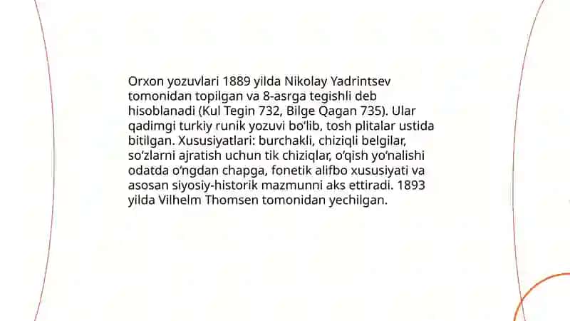 Qadimgi turkiy yozuvlar 4