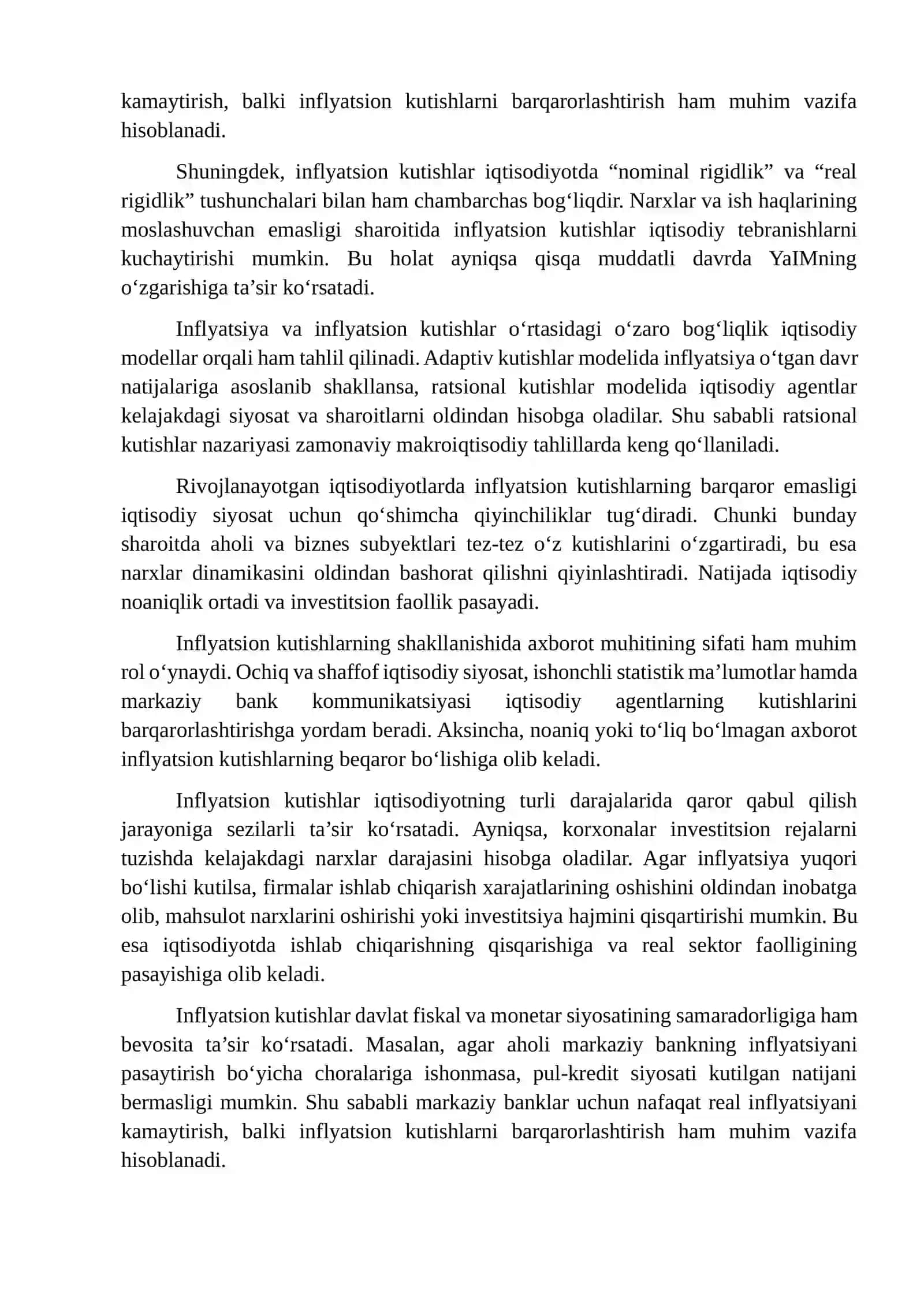 INFLEYATSIYA KUTISHLARINING ADAPTIV VA RATSIONAL SHAKLLARI DINAMIKASI 4