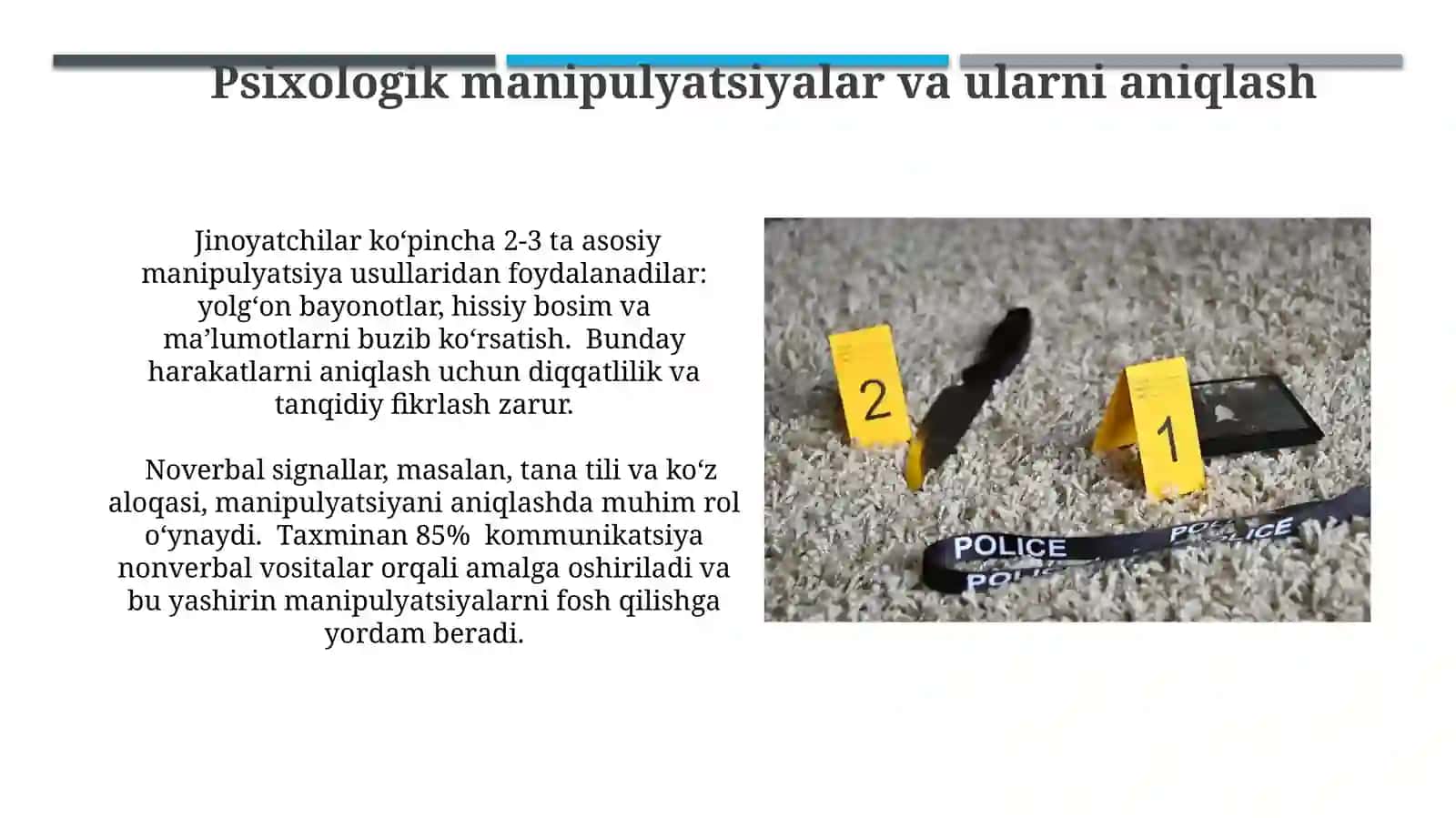 Jinoyatni aniqlashning psixologik xususiyatlari 4