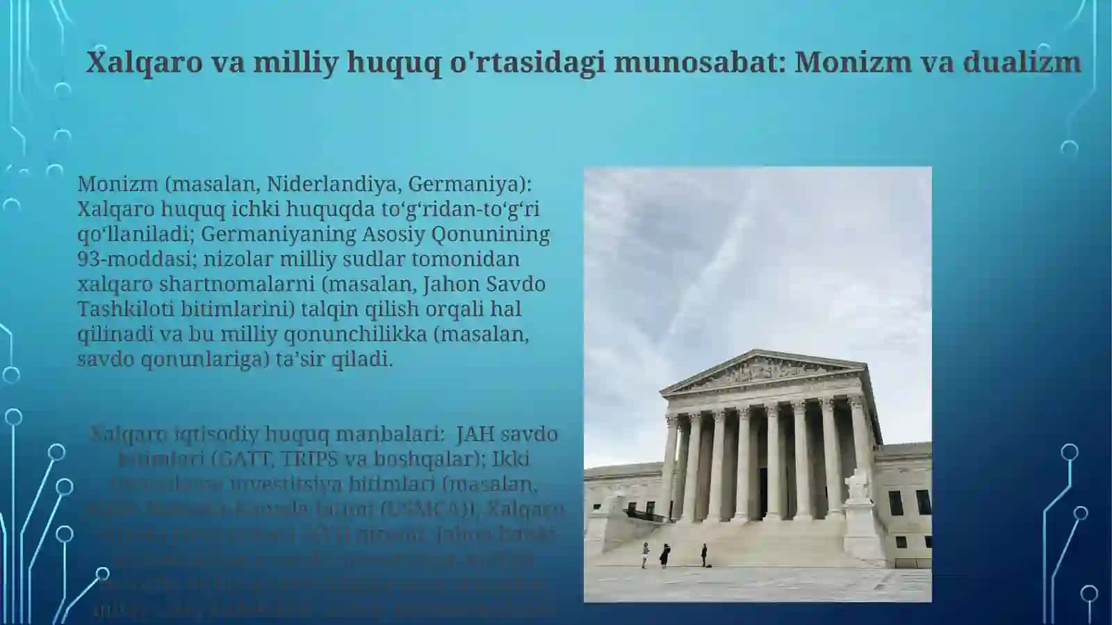 Xalqaro iqtisodiy huquqning manbalari 4