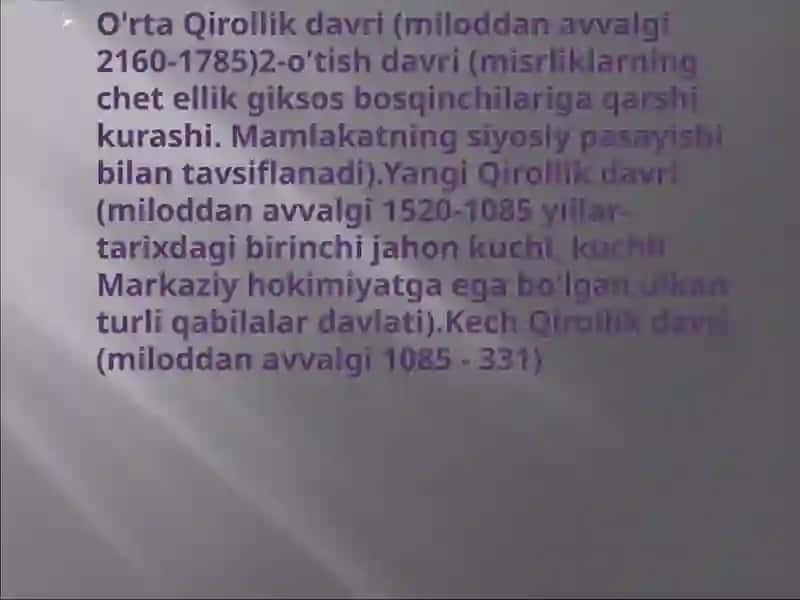 Qadimgi Misirning Ijtimoiy tizimi 4