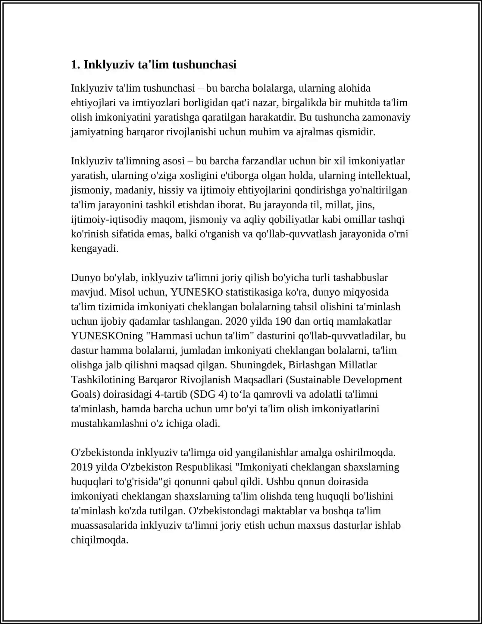 BOSHLANĢICH TA'LIM YÒNALISHI 151-GURUH TALABASI MAXMUDOVA IRODA 4