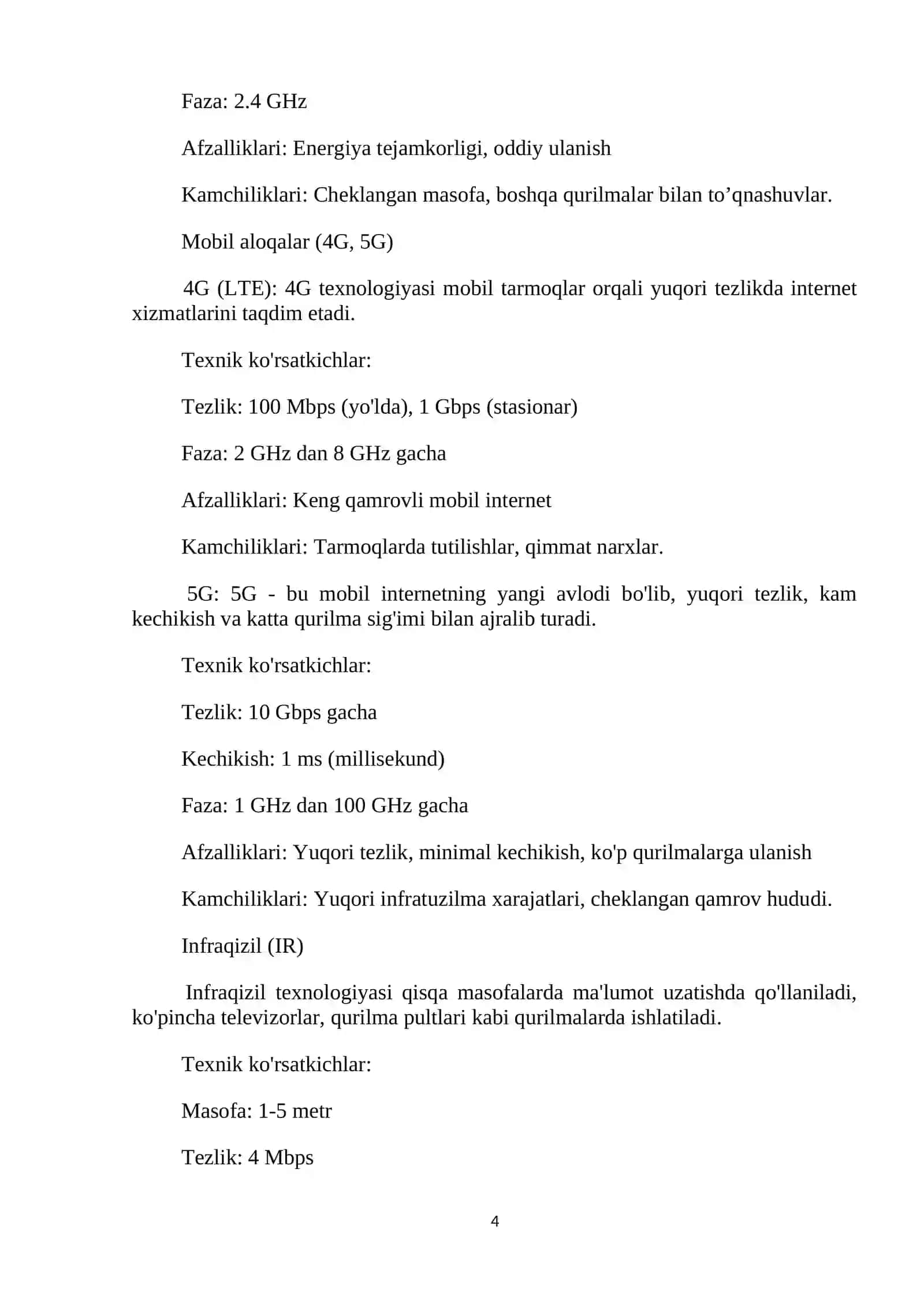 ORNATILGAN TIZIMLARDA AXBOROTLARNI KIRITISH-CHIQARISH USULLARI 4