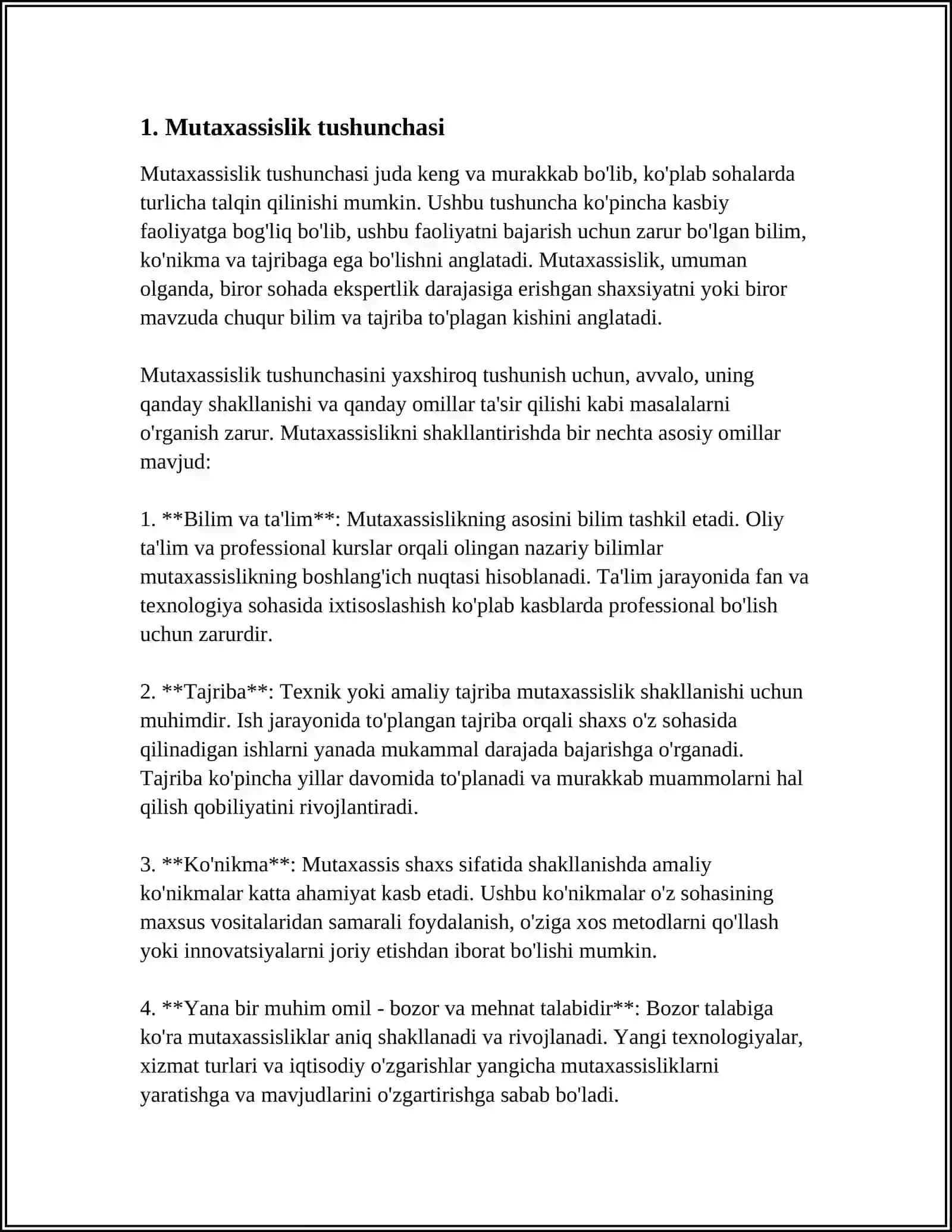 MUTAXASSISLIKKA OID 4