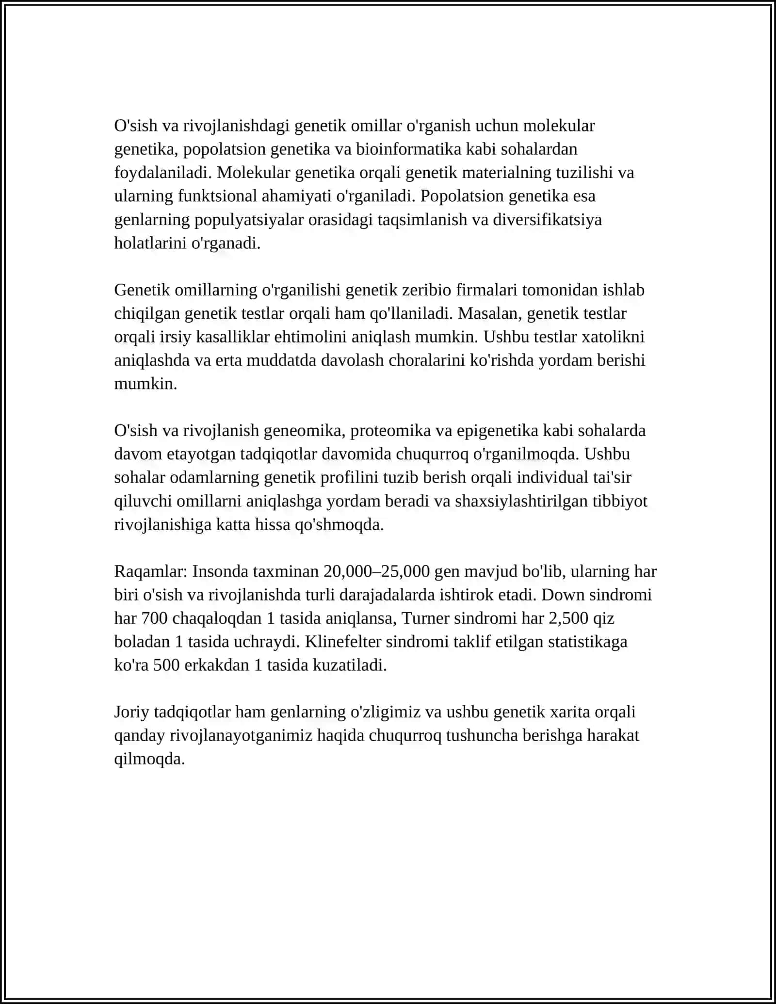 O'SISH VA RIVOLANISH GETEROXRONIYASINI JADVAL VA SXEMALAR TARZIDA O'RGANIB CHIQISH 4