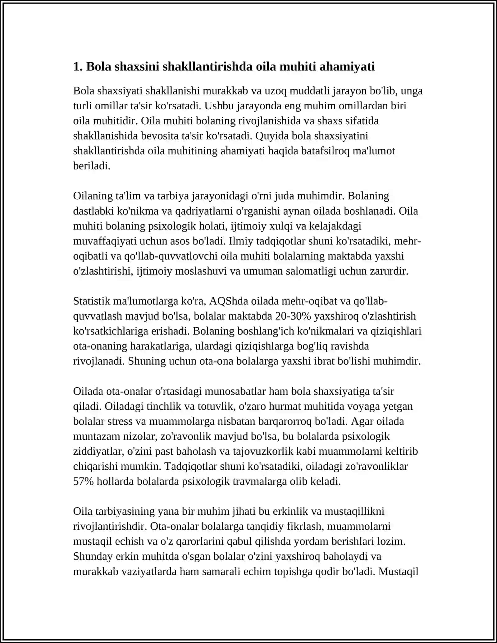 SHAXSNING RIVOJLANISHI, TARBIYASI VA IJTIMOIYLASHUVI 4