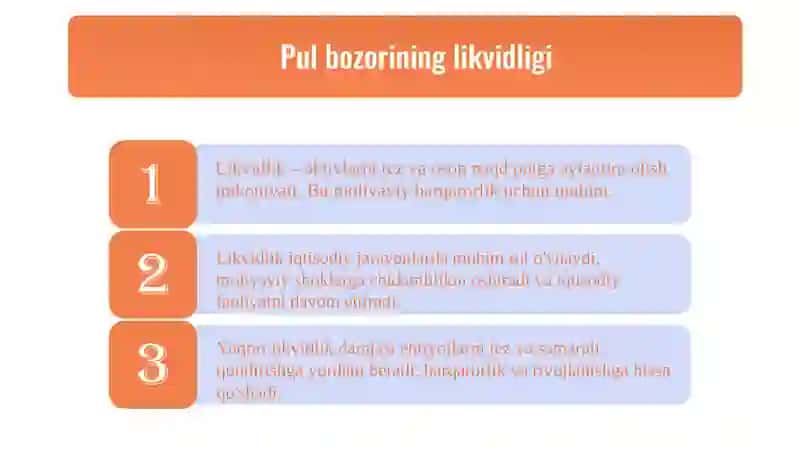 Pul bozori va pulning funktsiyalari 4
