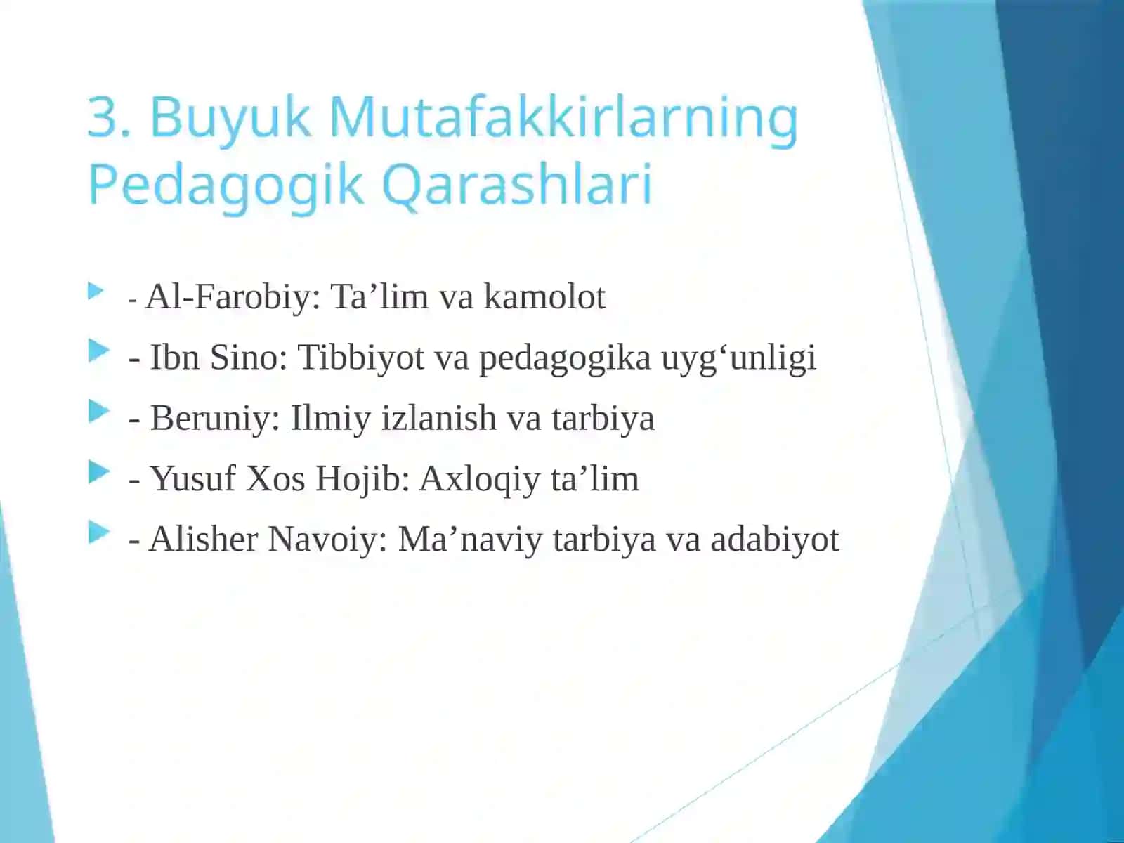 Sharq UYG‘ONISH DAVRIDA PEDAGOGIK FIKRLARNING RIVOJLANISHI 4