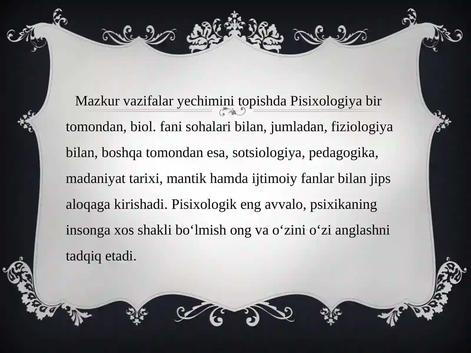 Psixologiyaning filogenetik taraqqiyoti 4