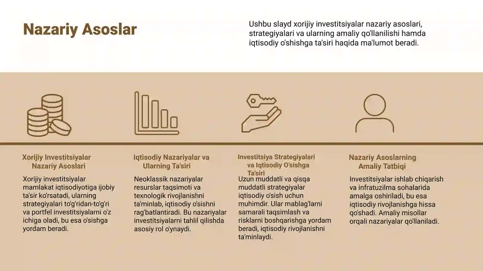 Xorijiy investitsiyalar va ularning moliyaviy hisobotga nazariy ta'siri 4