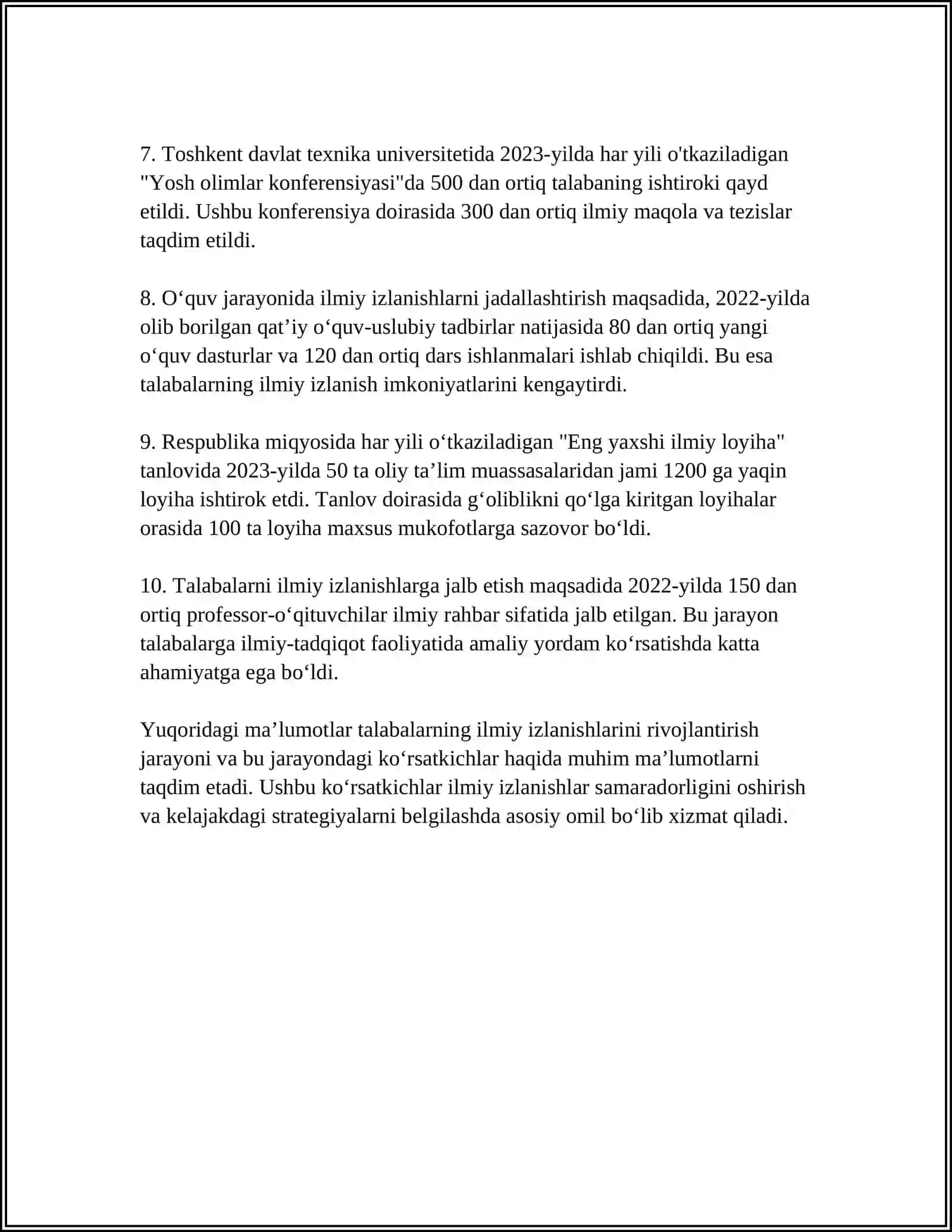 TALABALARNI ILMIY VA IJODIY JARAYONGA YÕNALTIRISH OMILLARI TASVIRIY SAN'AT DARSLARIDA MUAMMOLI TA'LIM TEXNOLOGIYASIDAN FOYDALANISH 4