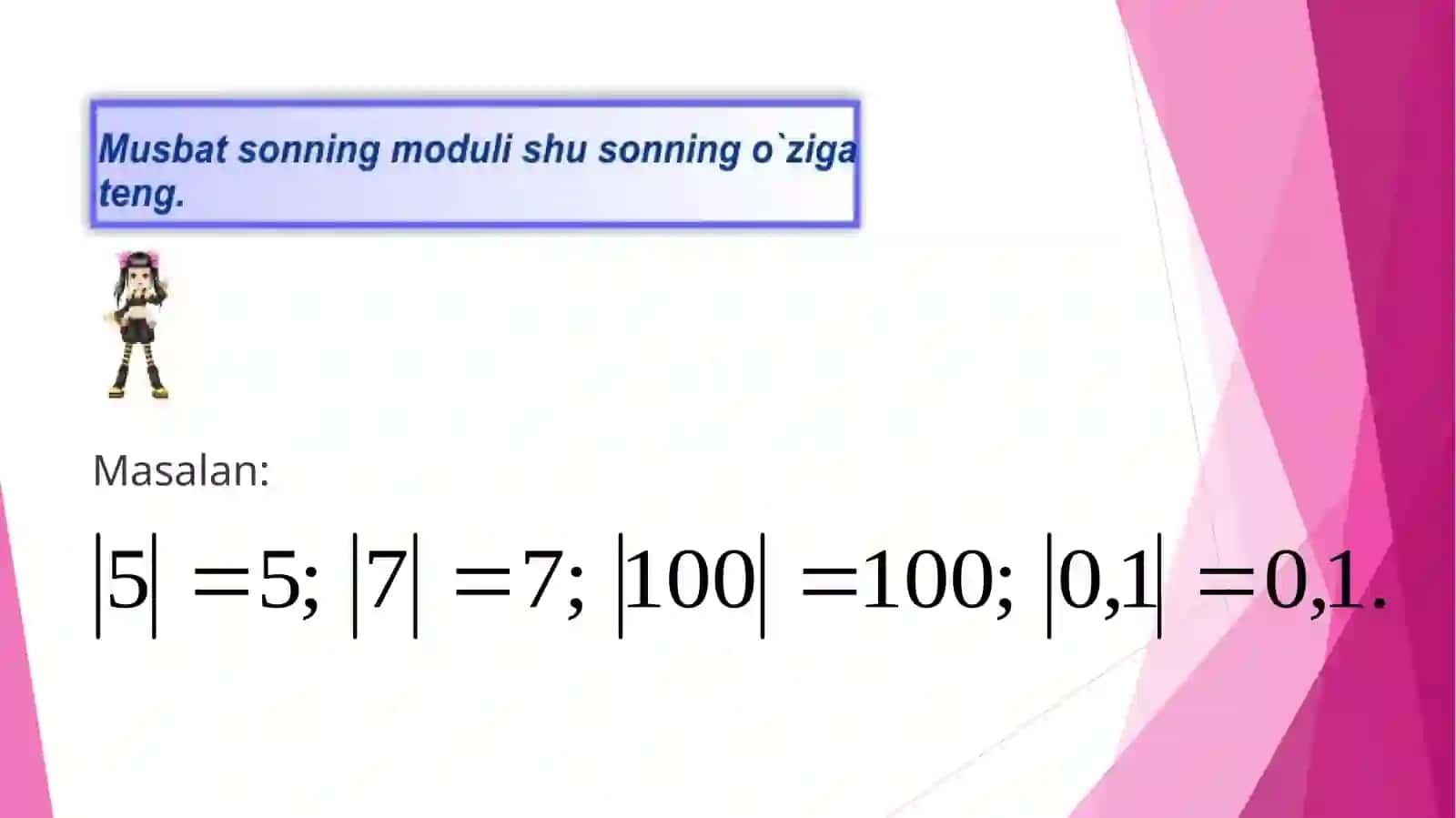 103-mavzu:Sonning moduli 4