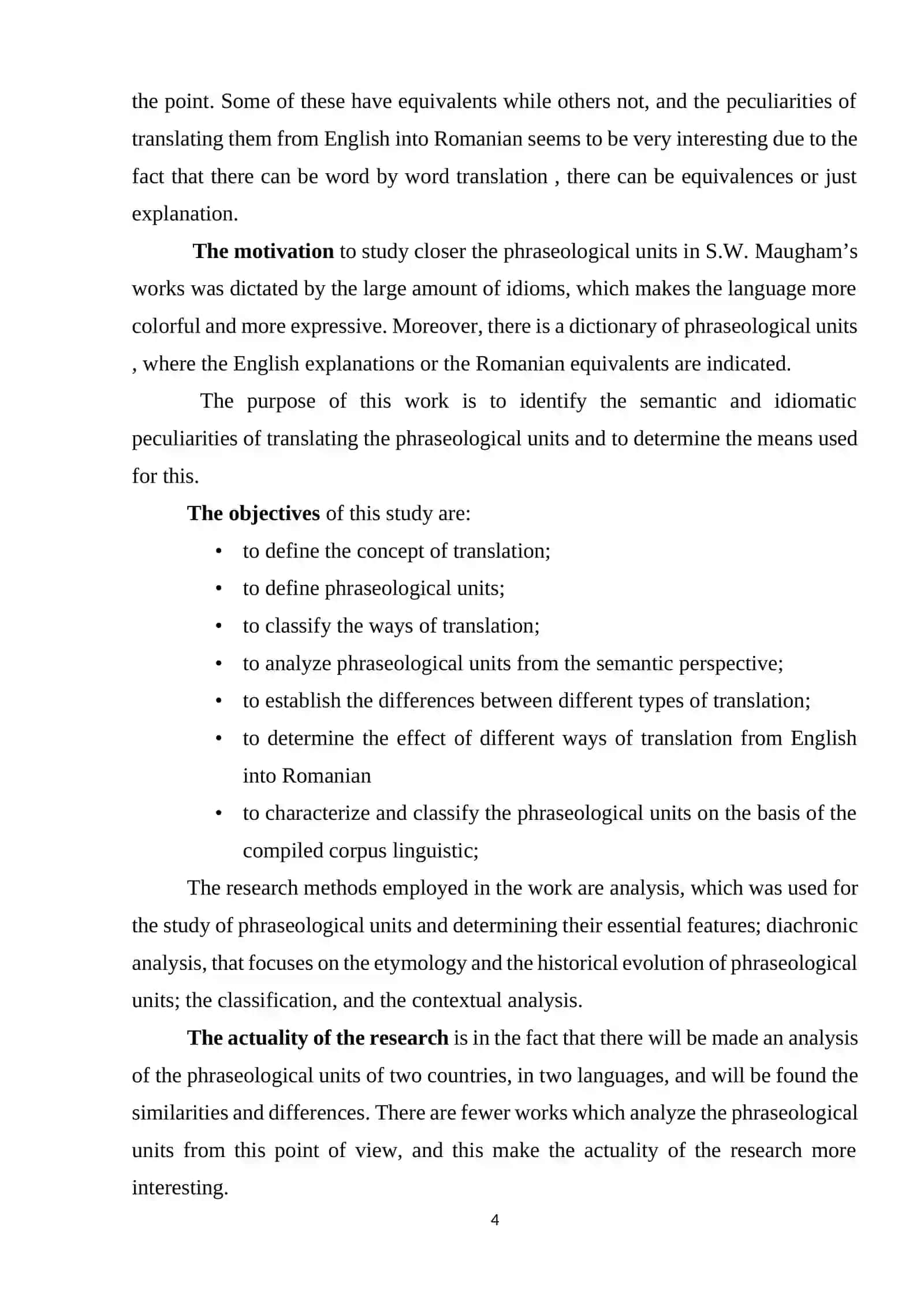 CRITERIA OF STABILIY AND LACK OF MOTIVATION (IDIOMATICITY) OF PHRASEOLOGICAL UNITS 4