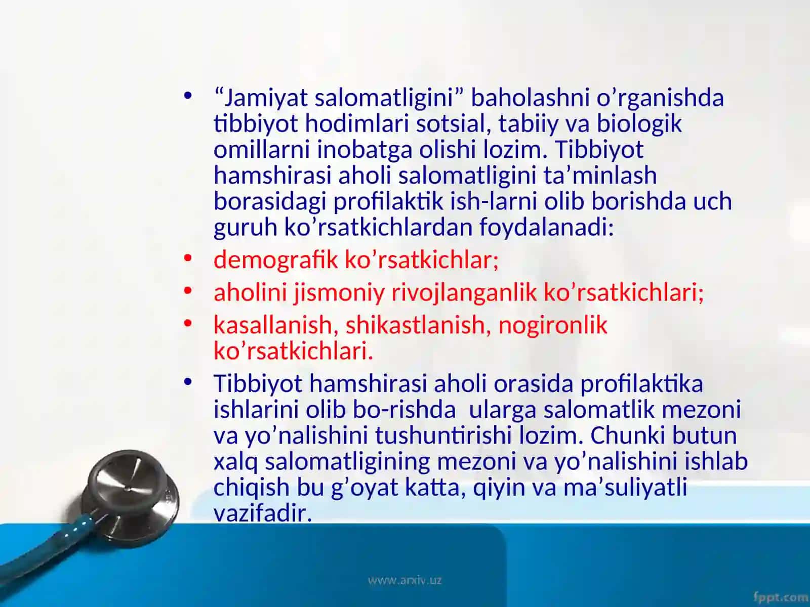 Salomatlik tushunchasi va me’yorlari 4