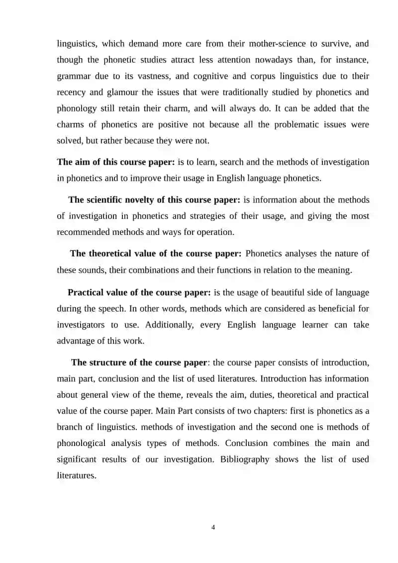 Methods of investigation in phonetics 4