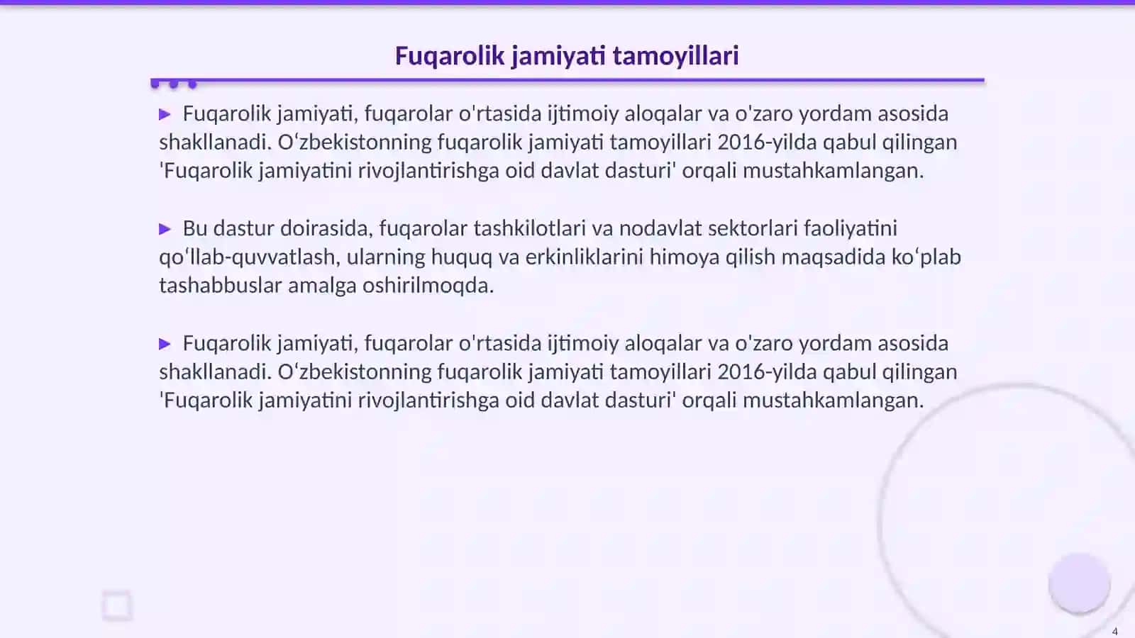 Fuqarolik jamiyati va uning tamoyillari 4