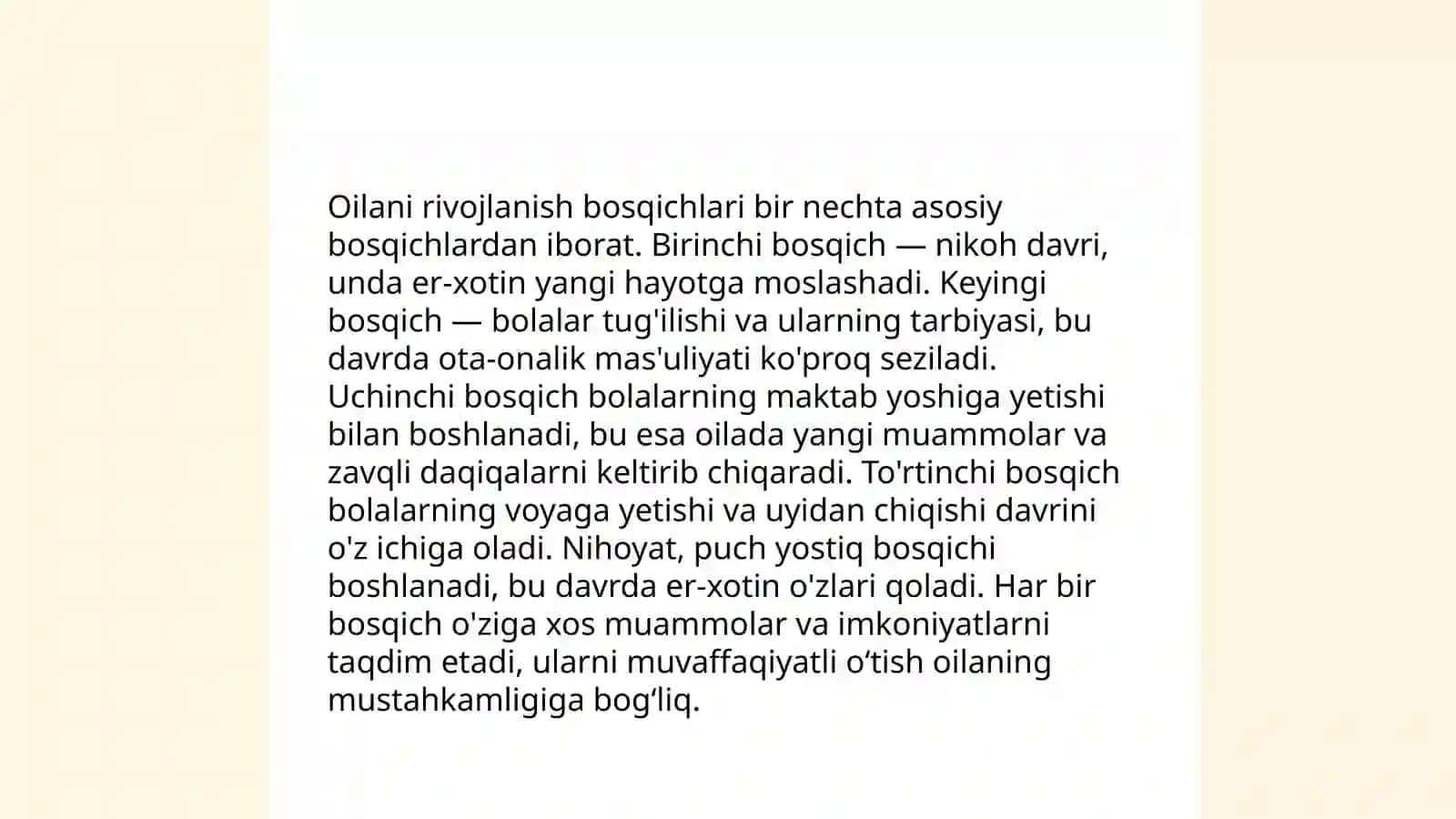 Oilani rivojlantirish nazariyasi 4