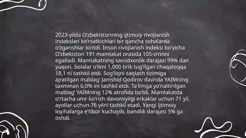Yangi Oʻzbekiston ijtimoiy siyosiy, iqtisodiy, va madaniy hayotida roʻy berayotgan oʻzgarishlarning xalqaro reyting va indekslarda aks etishi 4