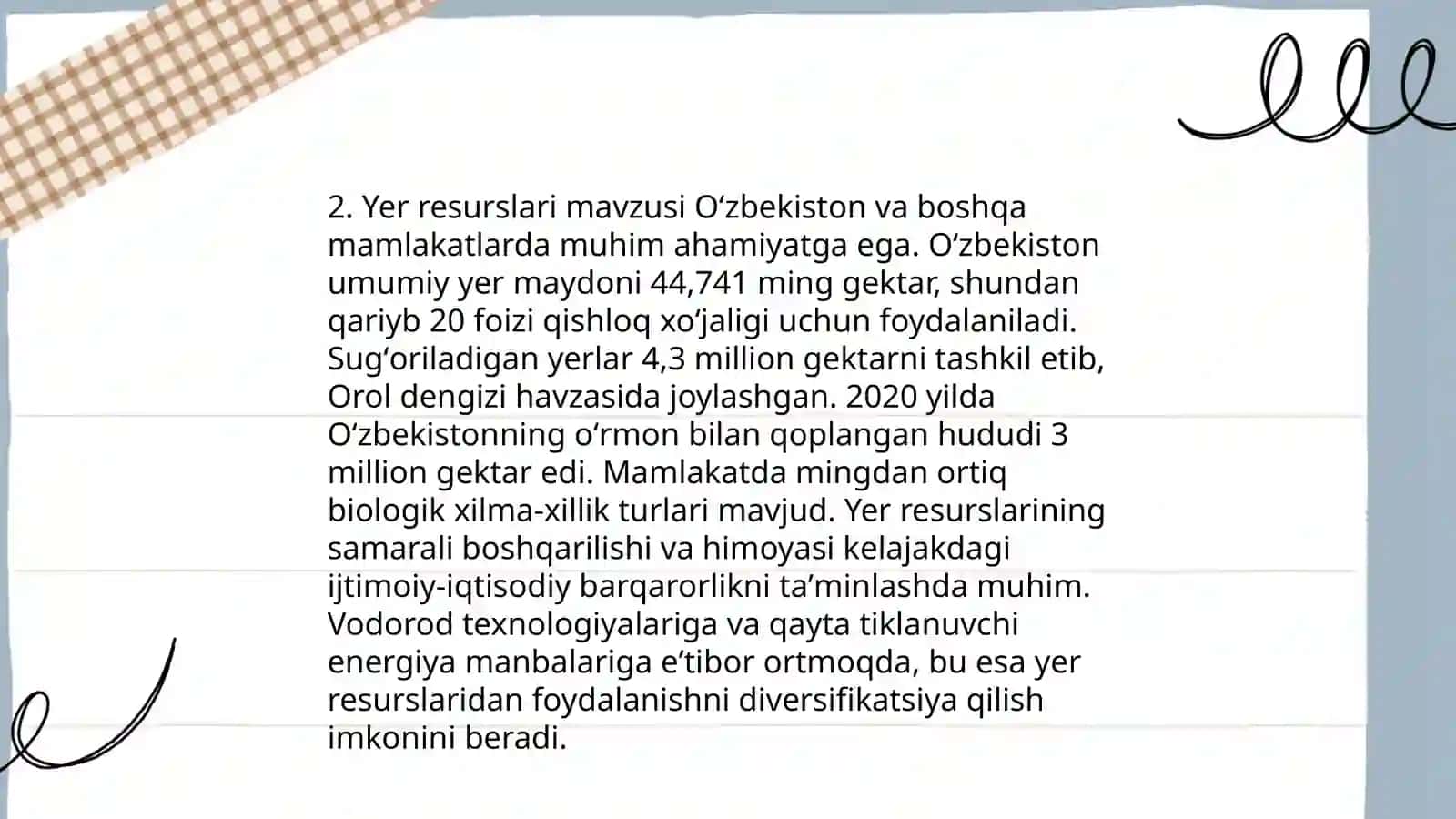 Boshlangʻich sinflarga tabiiy boyliklarimiz haqida tushunchalar berish 4