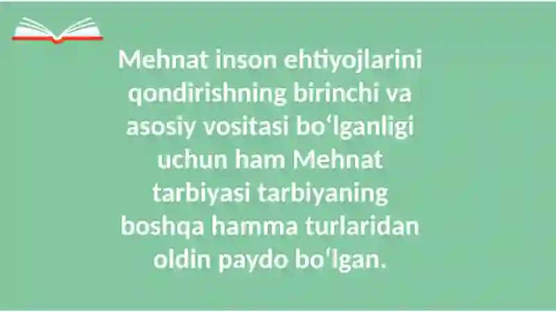 Mehnat Tarbiyasi 4