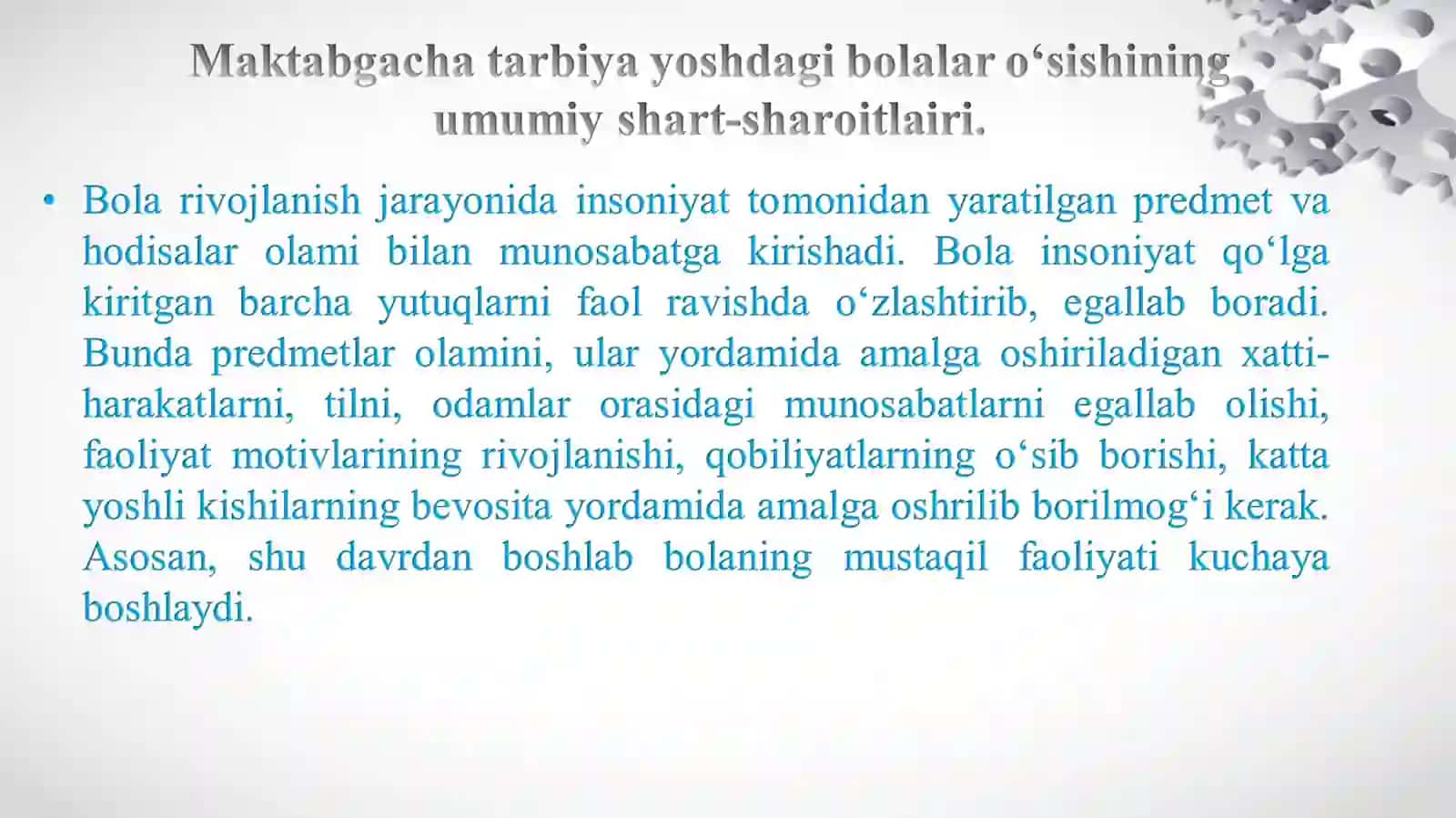 Maktabgacha yosh davrini davrlashtirish 4