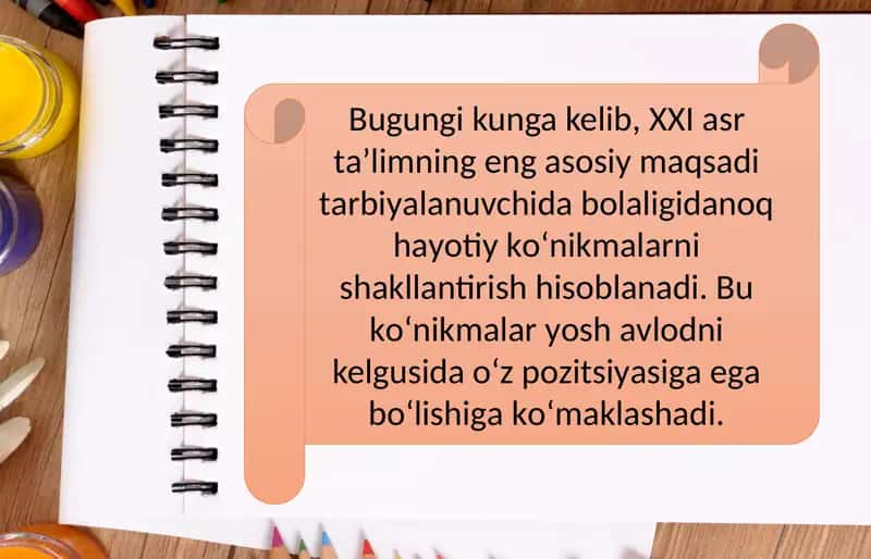 Ilk va maktabgacha yoshdagi bolalar pedagogikasi. Fanning predmeti va vazifalari 4