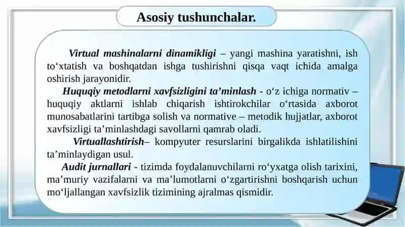 Bulutli texnologiyalarda axborot tahdidlari va kurashish metodlari 4