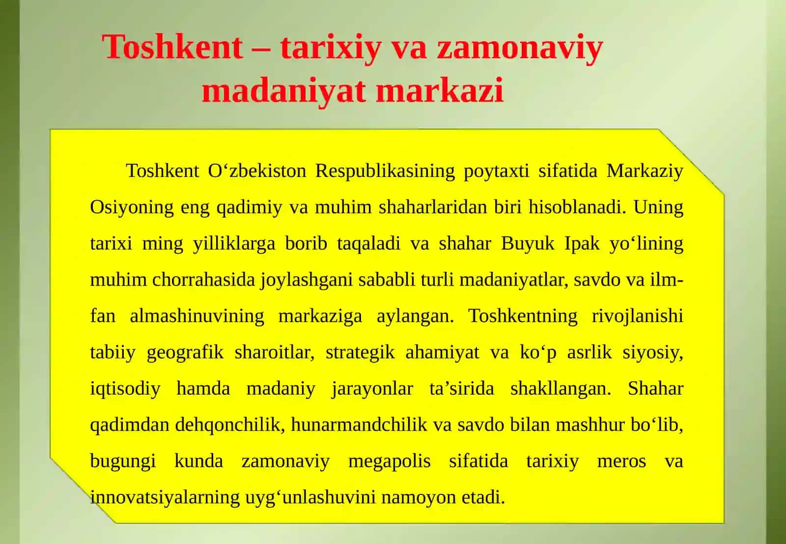Toshkent san'at obidalari 4