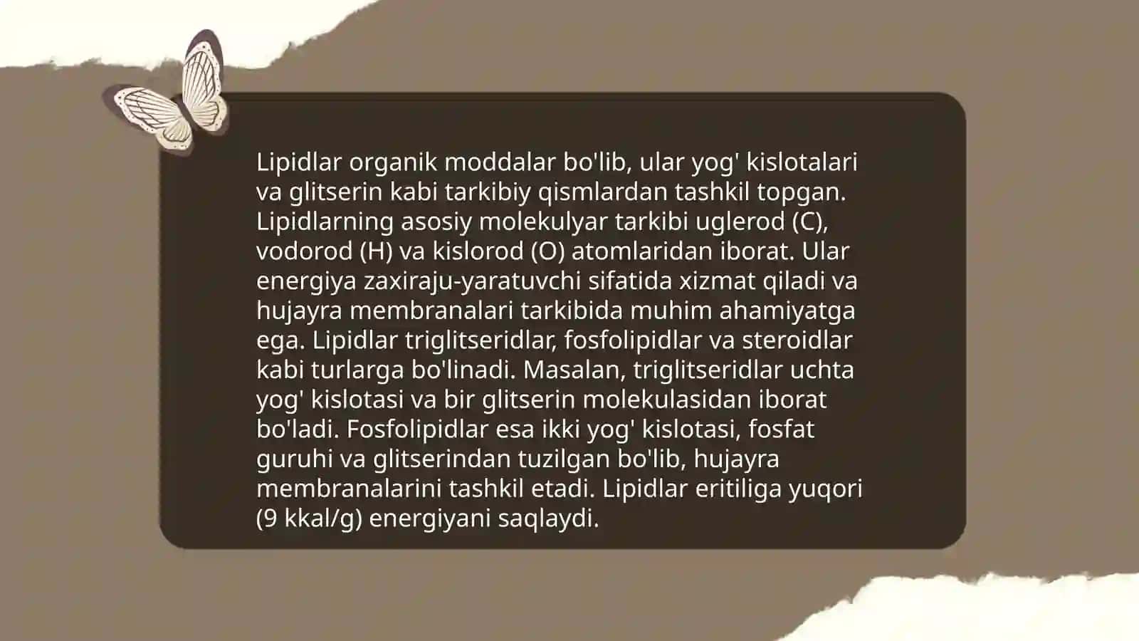Tirik organizmlar biologik molekulari 4