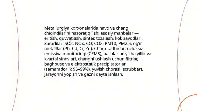 Tog'-kon, kimyo, metallurgiya sanoati va atrof muhit muhofazasi 4