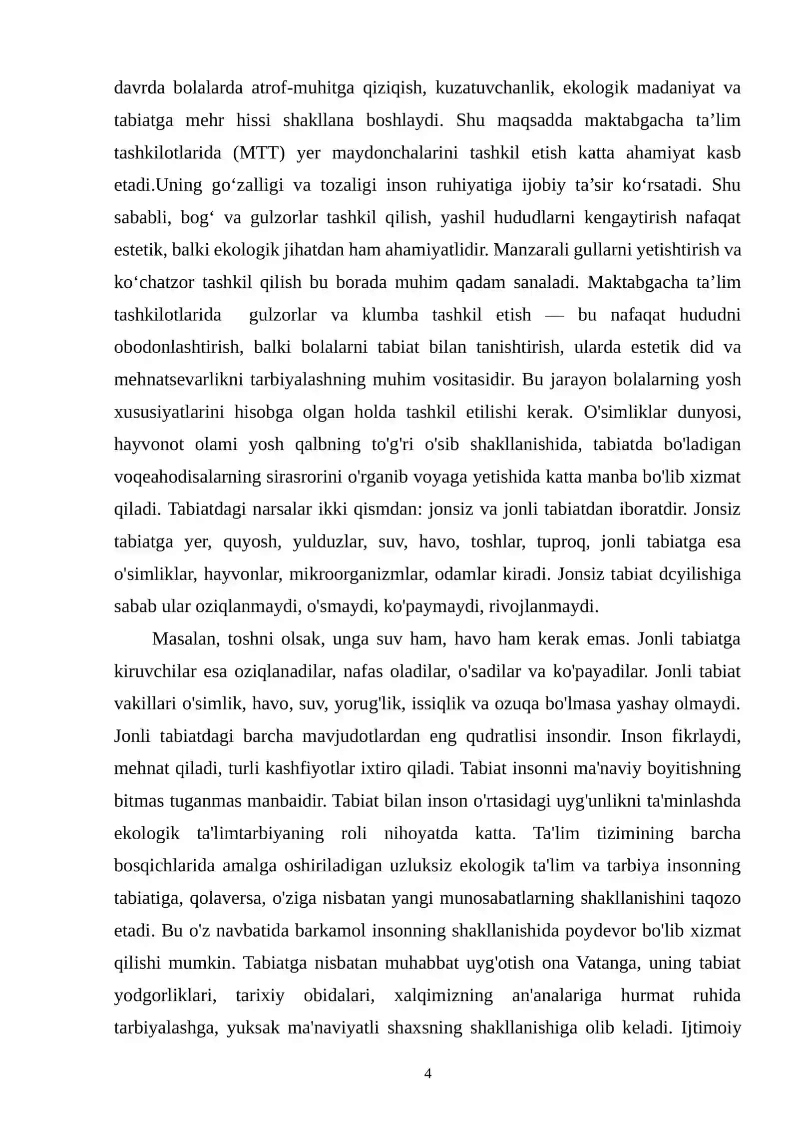 Gulzorlar va klumba tashkil etish texnologiyasi 4