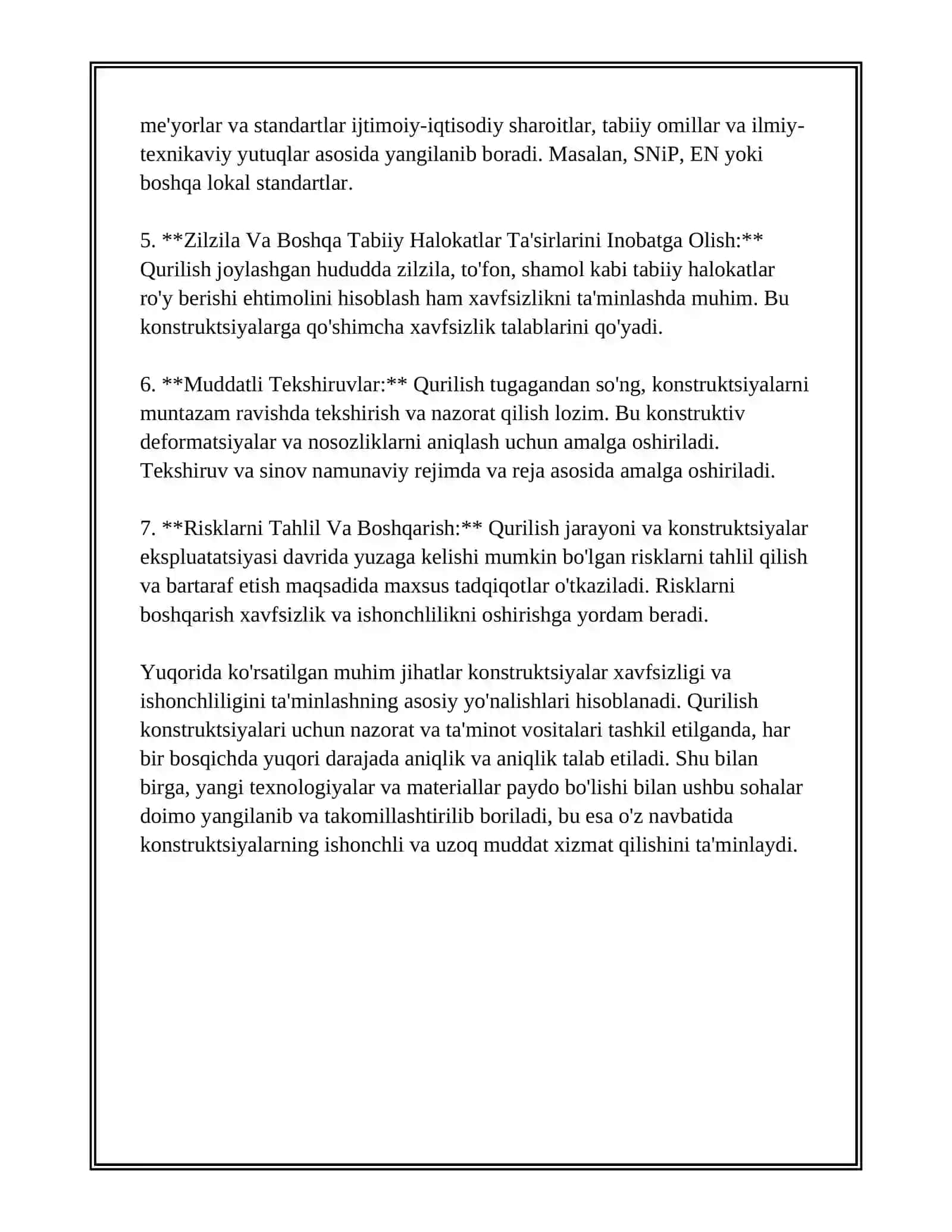 QURILISH KONSTRUKSIYALARINI HISOBLASH VA LOYIHALASHNING MAQSADI VA VAZIFALARI 4