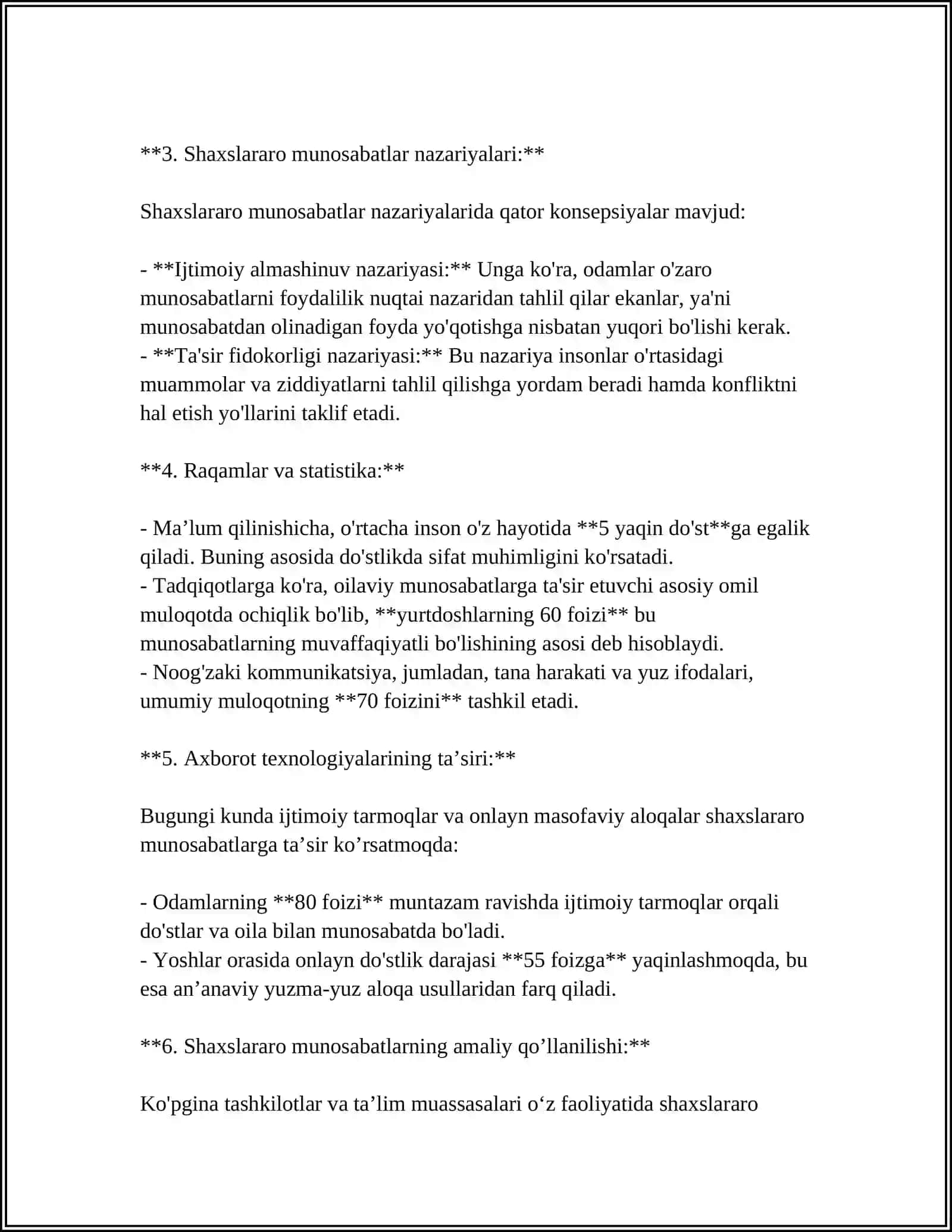 SHAXSLARARO MUNOSABATLAR VA KONFLIKLAR 4