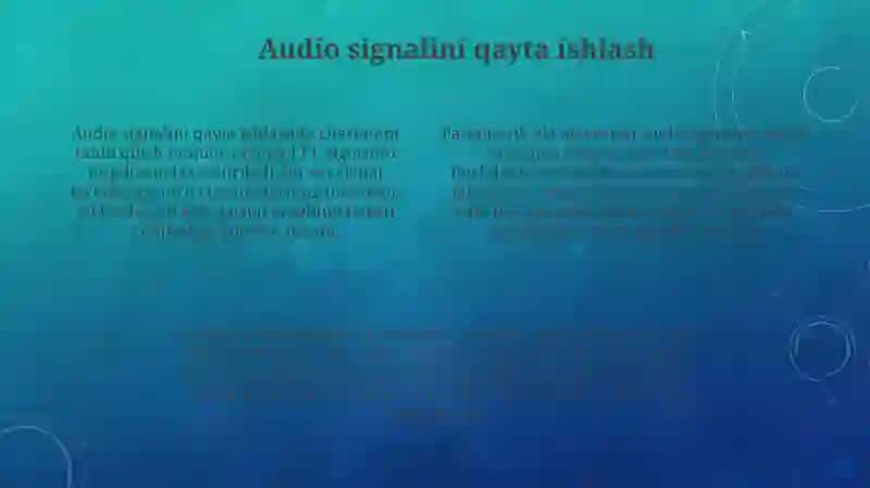 Ovoz va vedio lavhalarga ishlov berish 4
