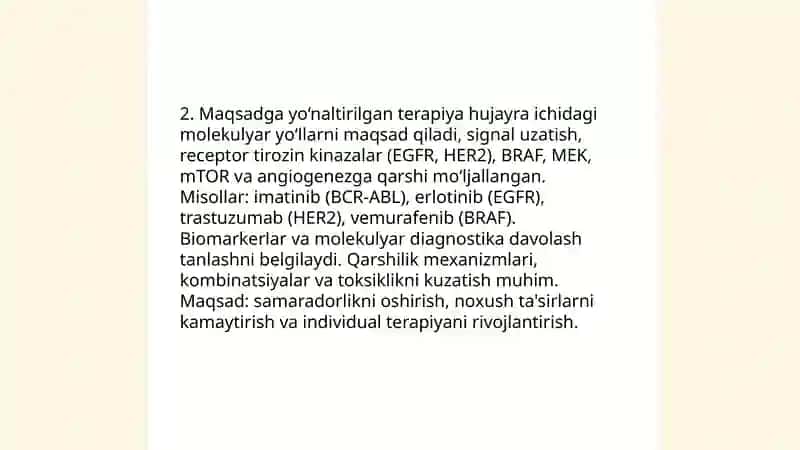 Xavfli o‘smalarga qarshi vositalar 4