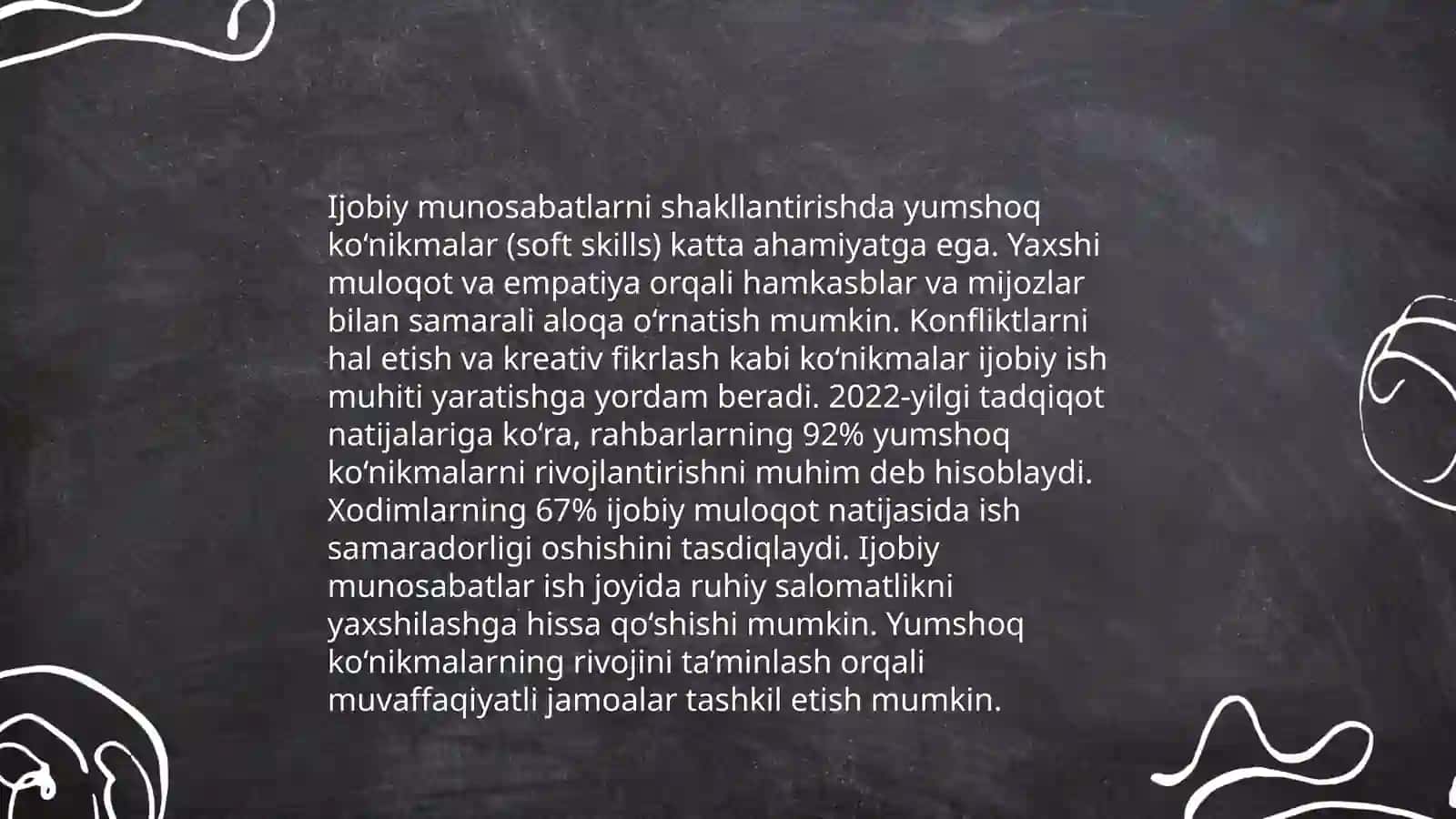 Soft skills-ijodiy fikrlash axborotni tuzish.Axborotni transformatsiyalash 4