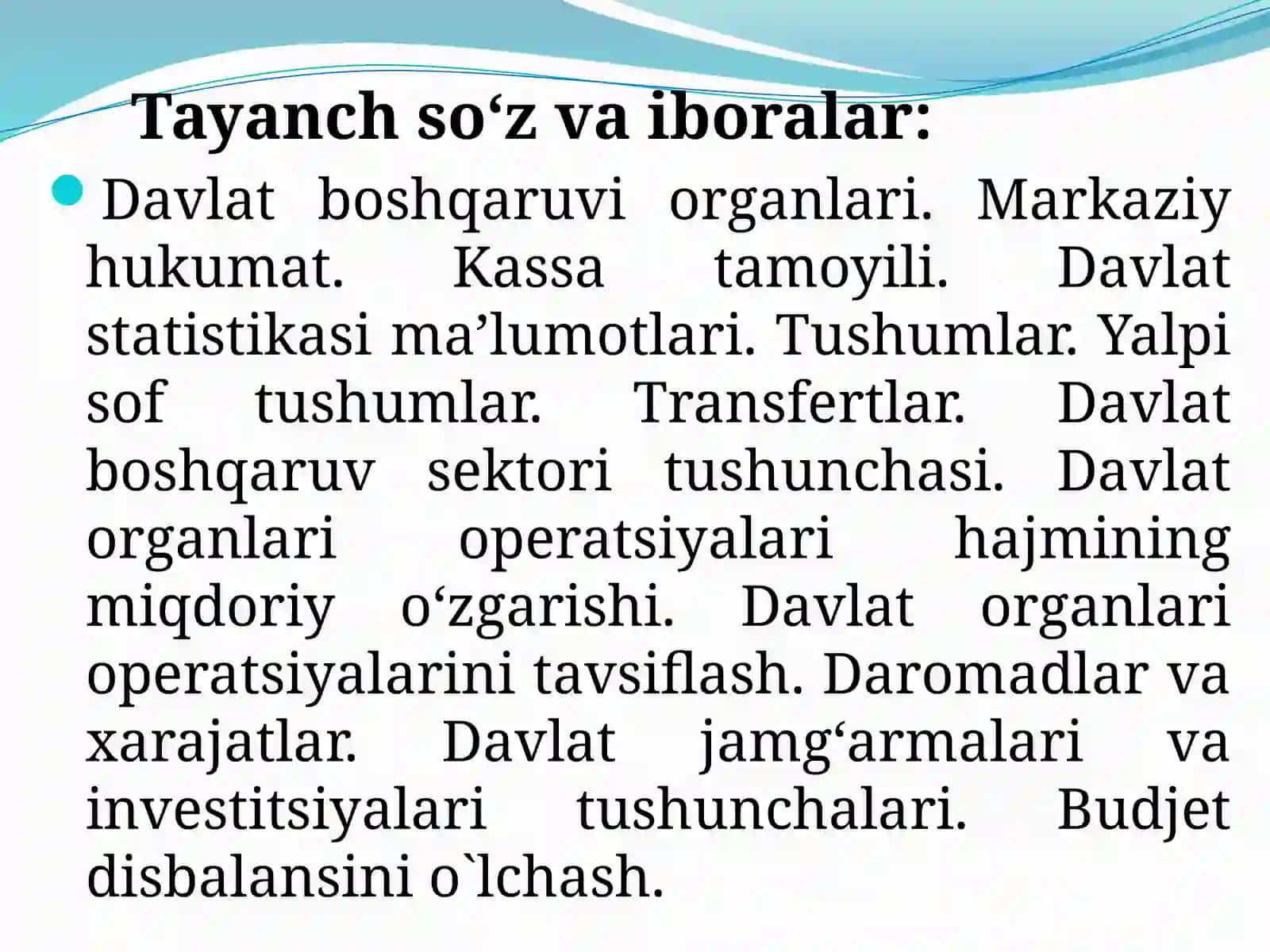 Davlatning byudjet – soliq (fiskal) siyosati 4