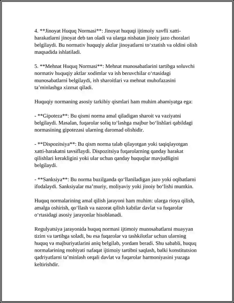 HUQUQ NORMALARI 4