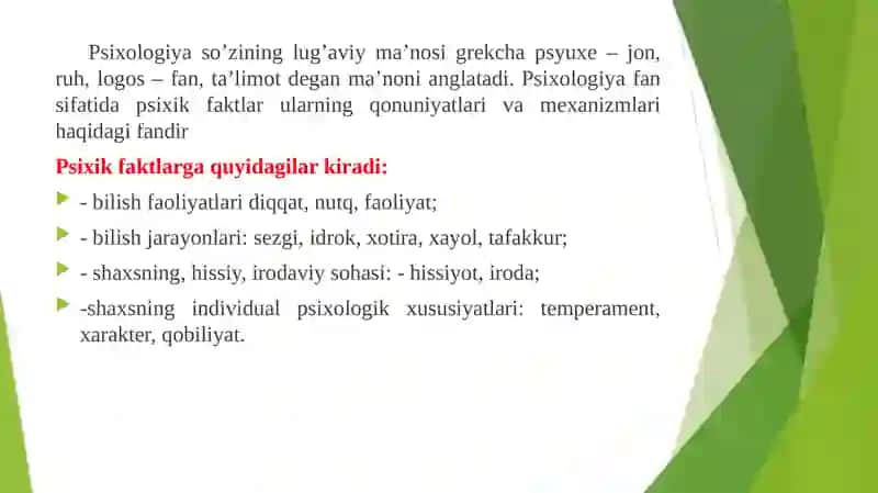 UMUMIY PSIXOLOGIYaFANINING PREDMETI, MAQSADI VA VAZIFALARI. ILMIY TADQIQOT METODLARI 4