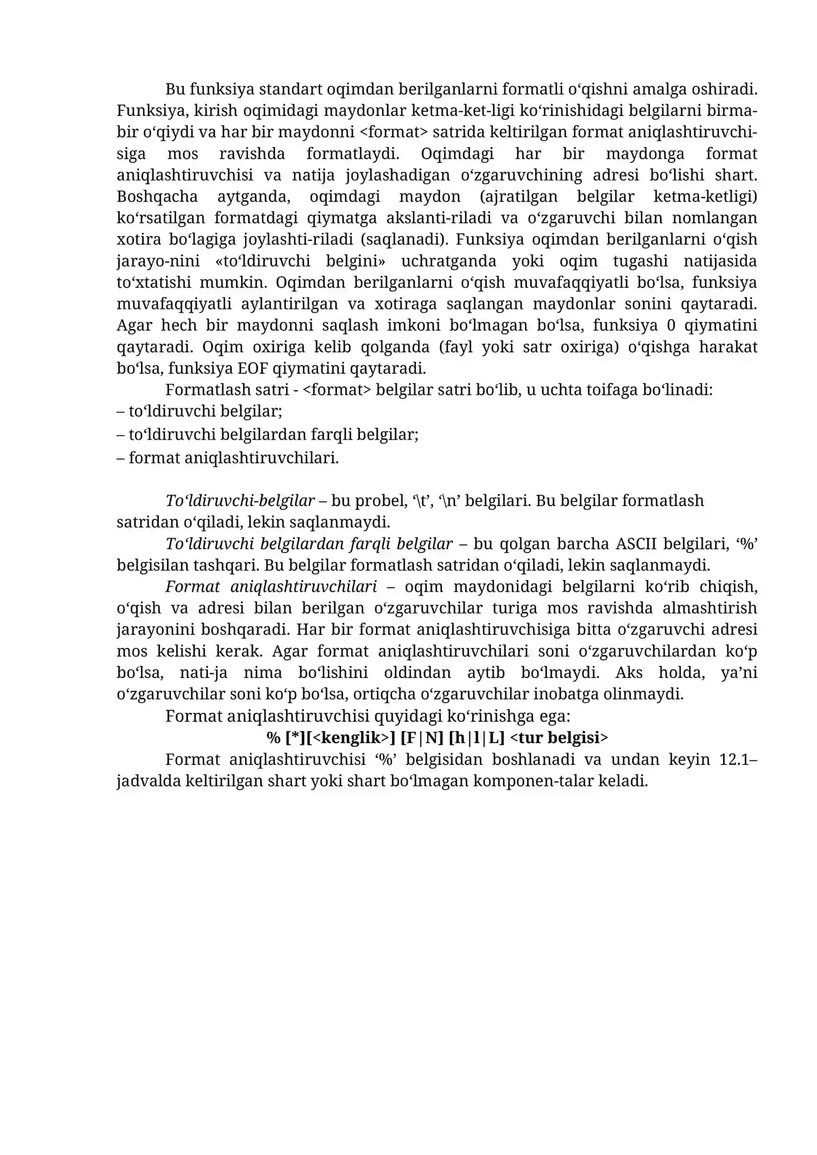 C++ dasturlash tilida manipulyator va formatlash bayroqchalari. 4