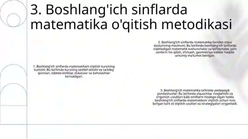 Boshlang'Ich Sinflarda Mateatika Kursining Mazmuni Va Tuzilishi 4